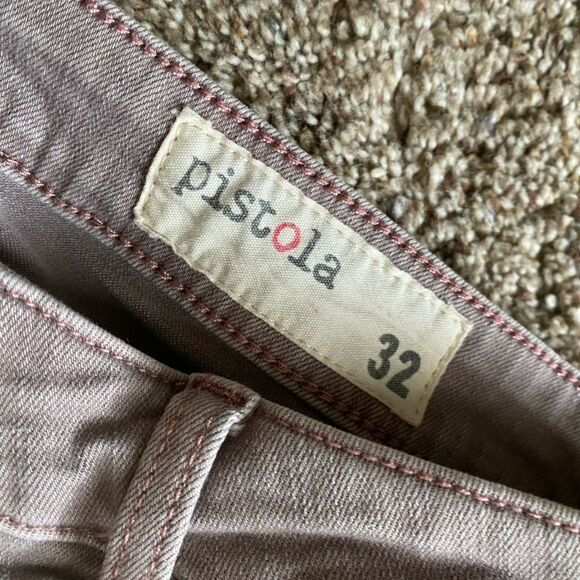 Pistola Jeans Zipped Ankles Purple Womens Size 32 - Picture 8 of 10